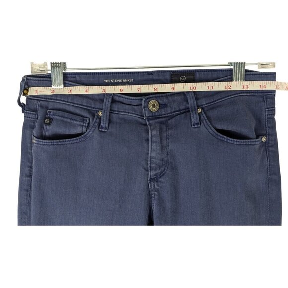 Adriano Goldschmied The Stevie Ankle Slim Straight Leg Womens 27R/28 Blue Jeans - Picture 3 of 10